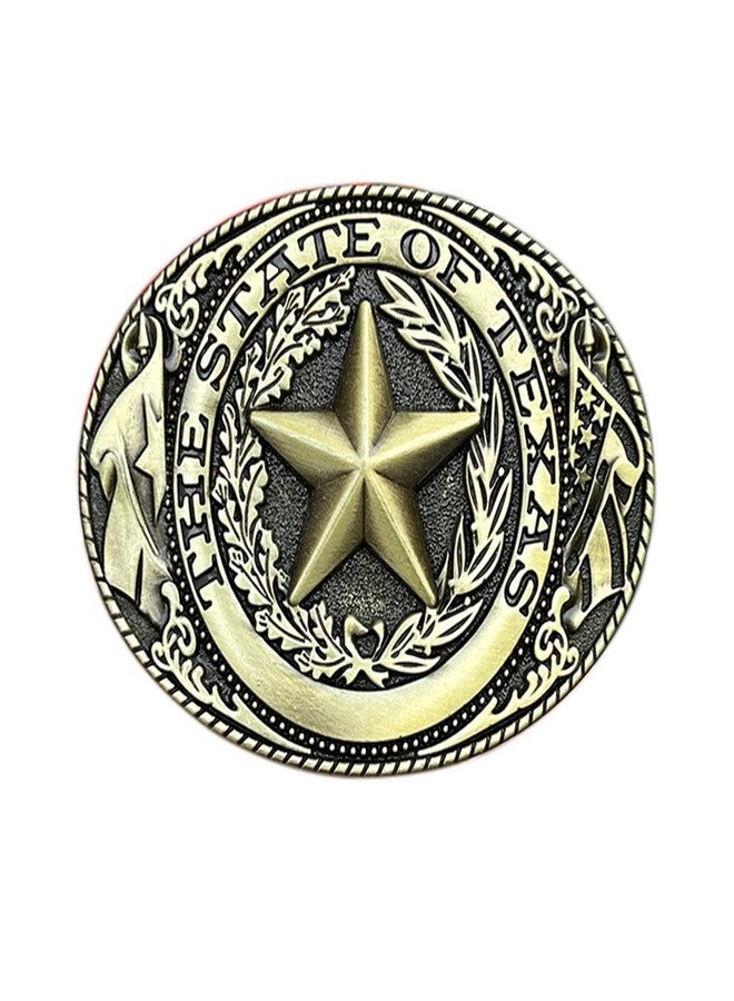 Seternaly Texas Belt Buckle Vintage Cowboy Star Belt Buckles for Men Women Boys Girls - Image 1
